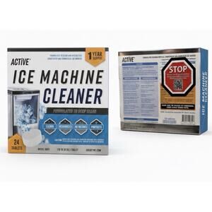 Ice Machine Cleaner Maker Descaler - 24 Clean Tablets, Sealed｜100% Satisfaction